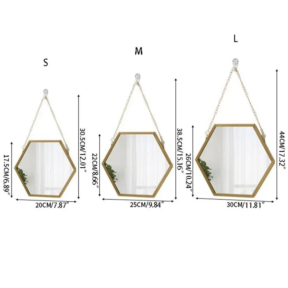 Nordic Iron Craft Wall-mounted Mirror