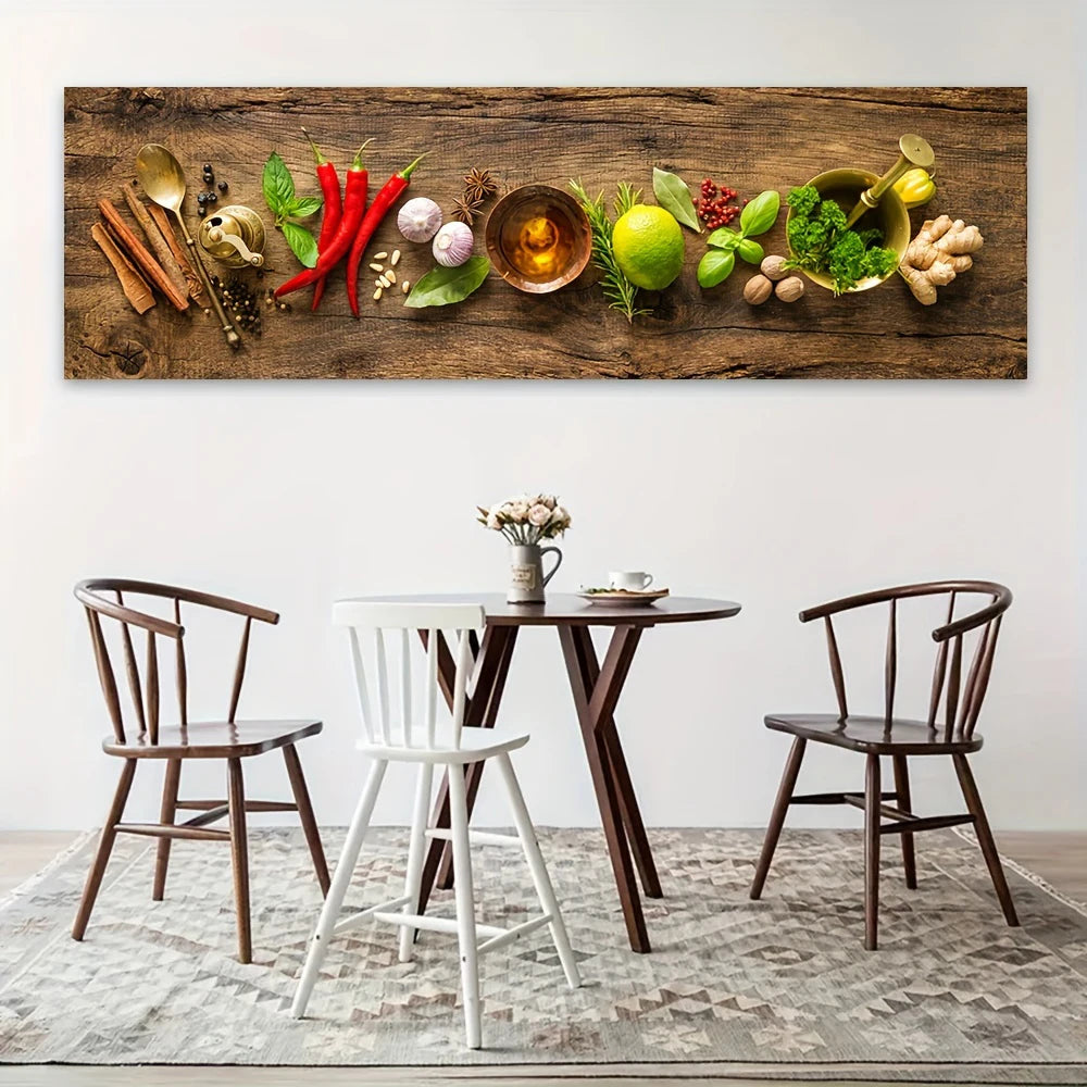 Kitchen Spice Canvas Wall Art
