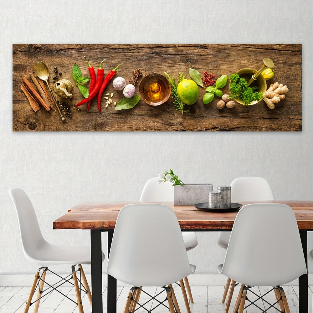 Kitchen Spice Canvas Wall Art