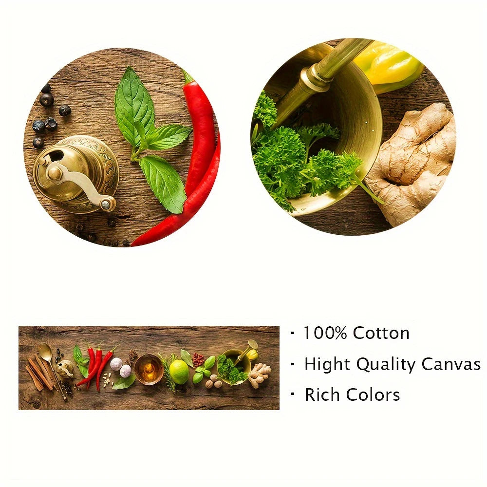 Kitchen Spice Canvas Wall Art