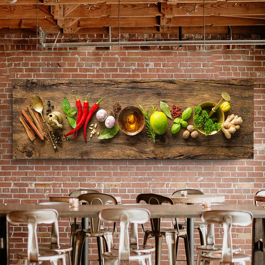 Kitchen Spice Canvas Wall Art